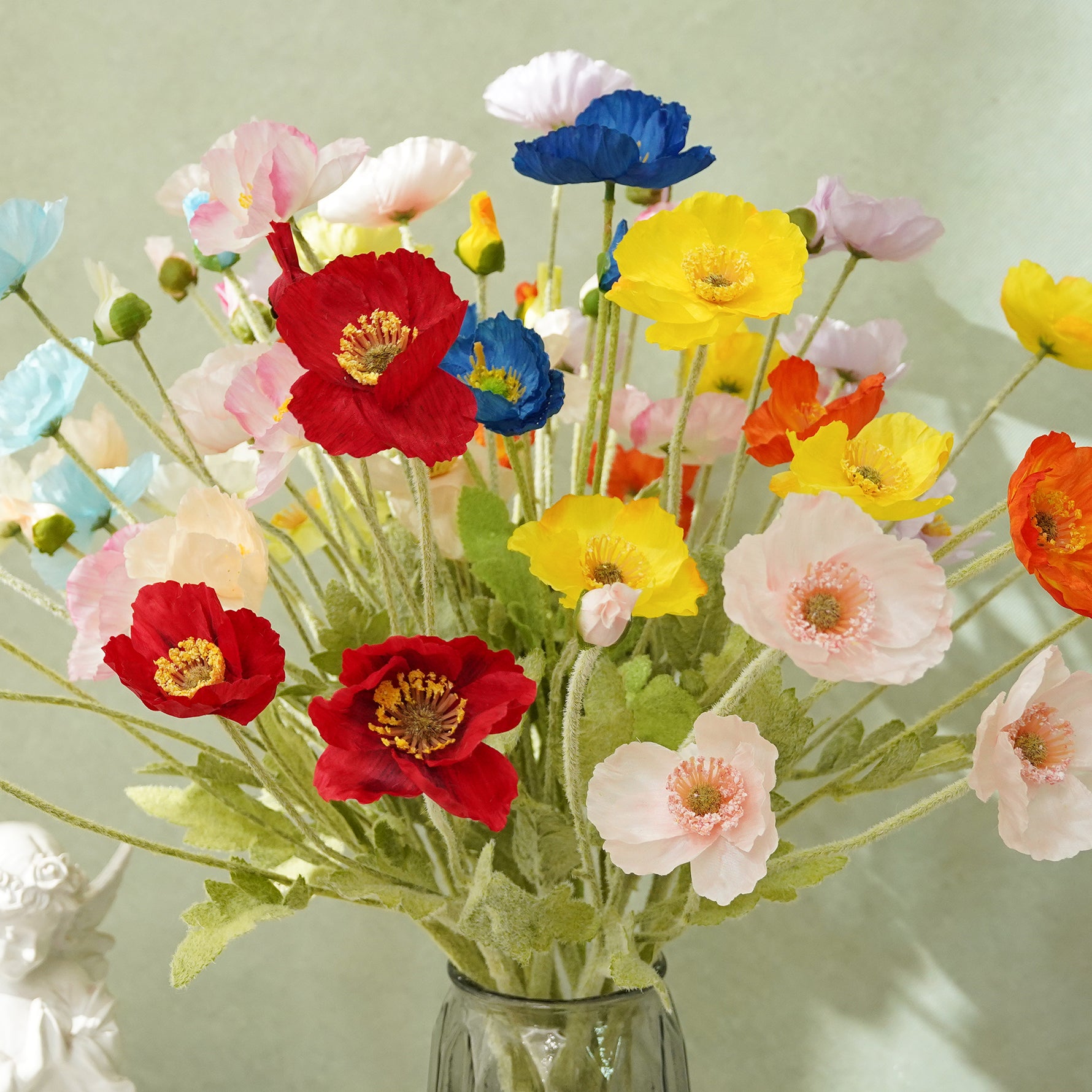 mixed-color-faux-poppy-flower-stems