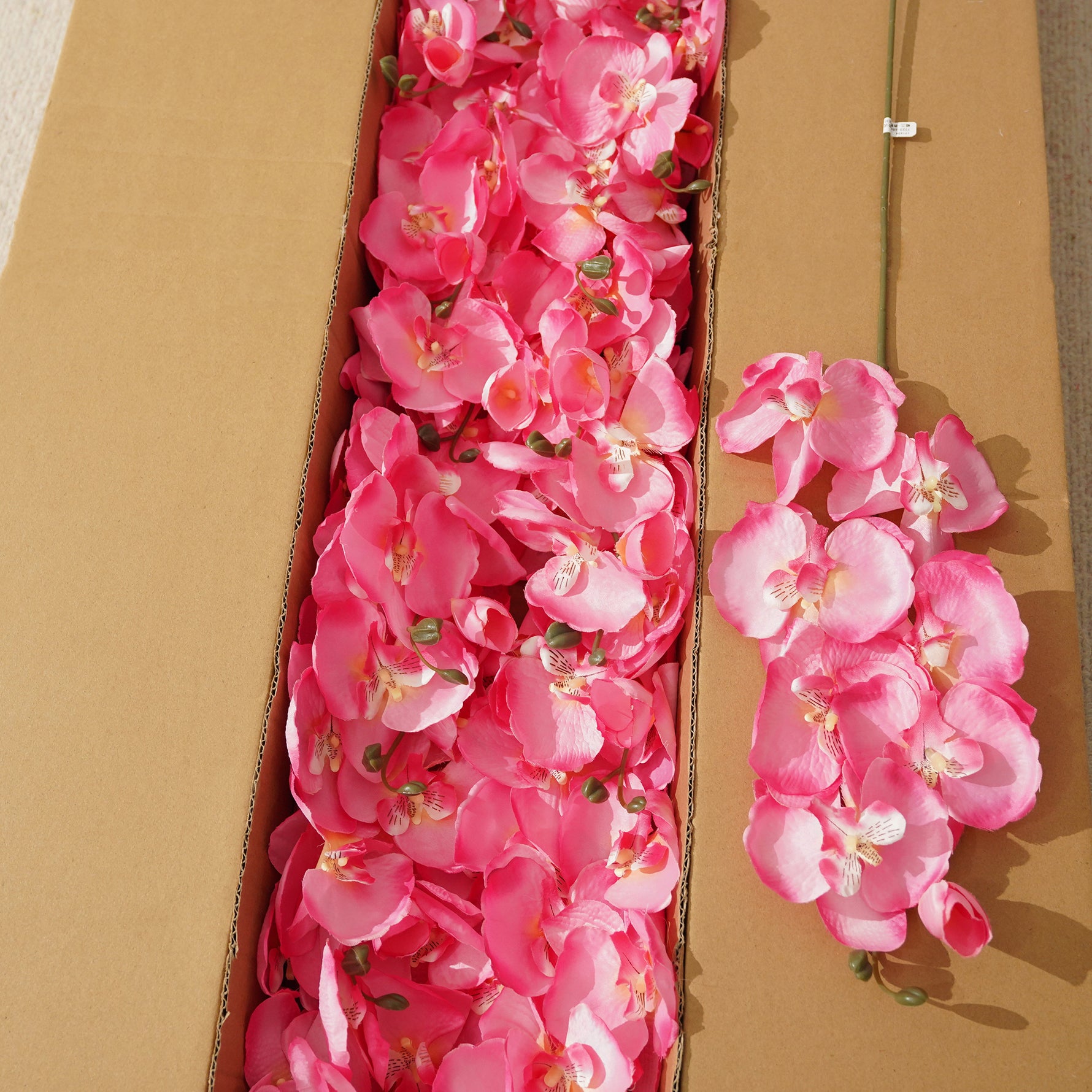 Mixed Color Silk Orchid Flower Handheld Bundle