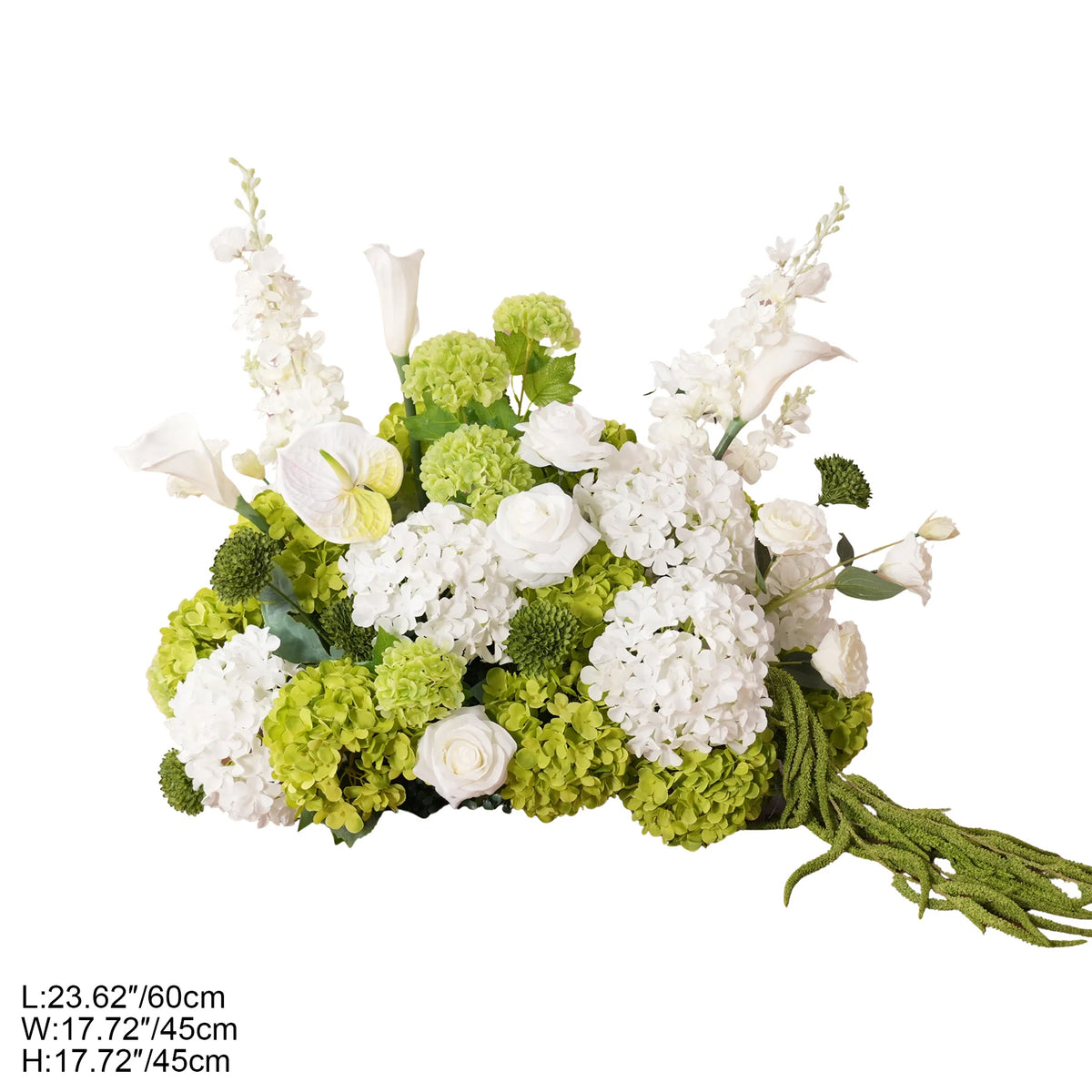 garden style white rose peony wedding arch flowers