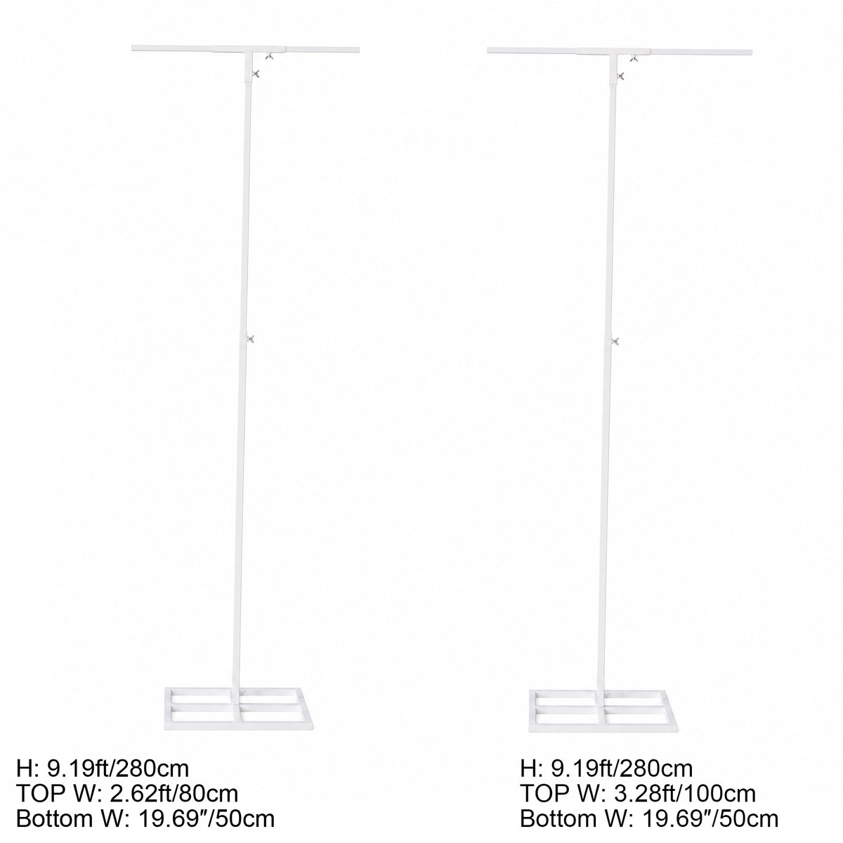 Metal T Shape Stand for Wedding Event Decor