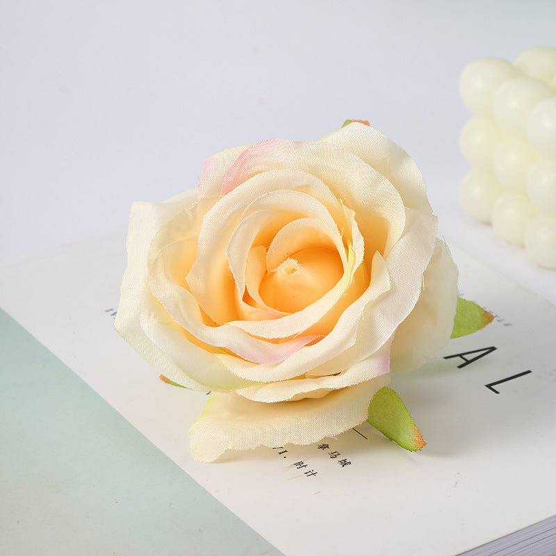 silk-rose-flower-head-wedding-decoration