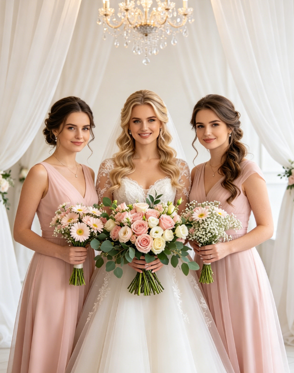 Eternal Beauty Crafting Your Dream Wedding Bouquet with Artificial Flowers