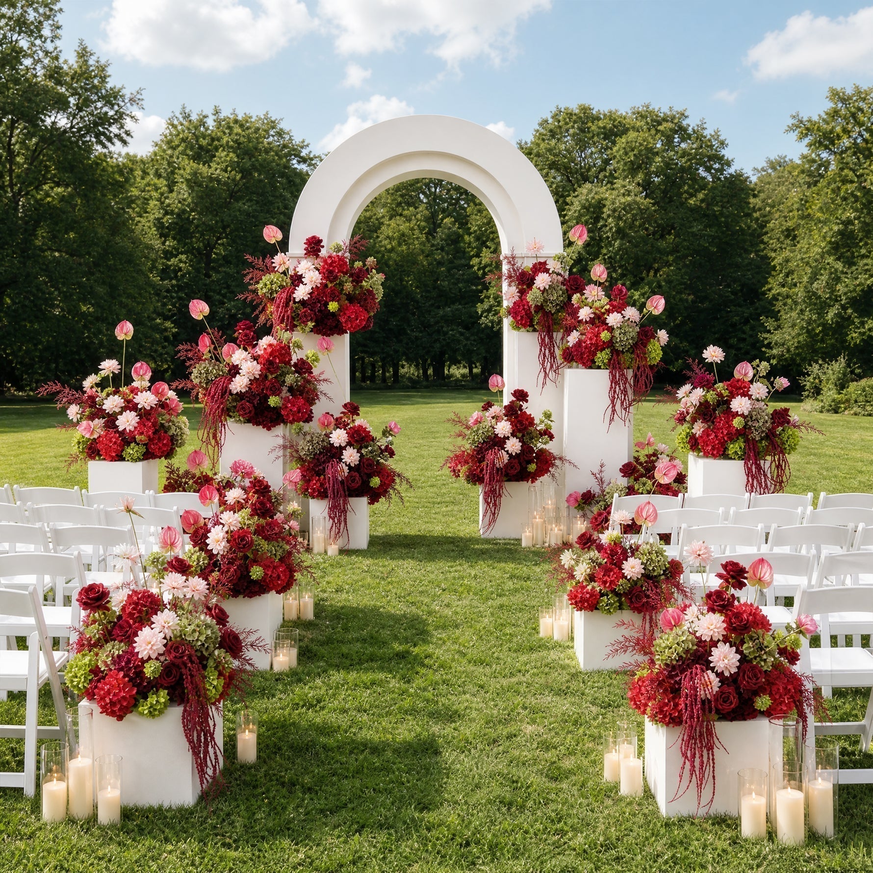 Burgundy Wedding Flower Ideas