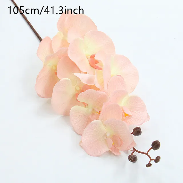 1. Dark gray artificial phalaenopsis sprig
