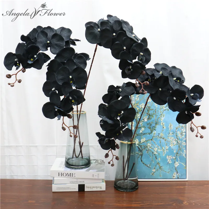1. White artificial phalaenopsis orchid
