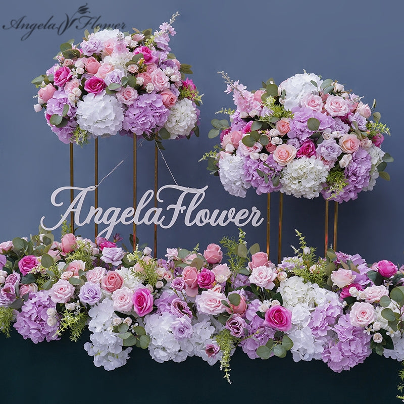 Home Wedding Backdrop Decor Floral Arrangement Table Centerpieces