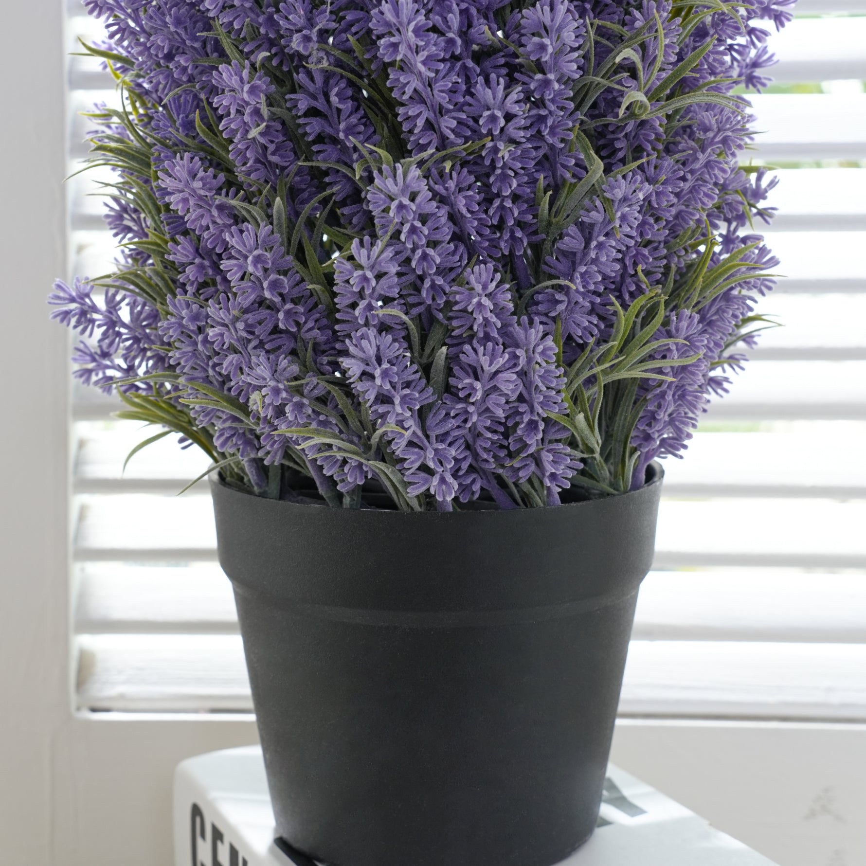 A5620226 1.97ft Purple Lavender Artificial Bonsai Potted Plants