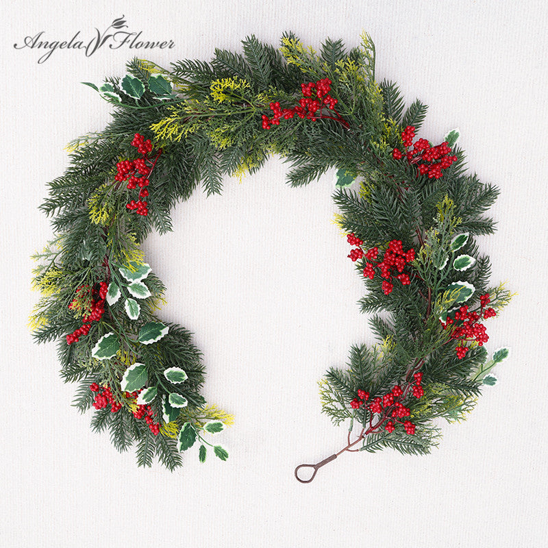 3.94-foot plant vine encrypted red berry Christmas tree decoration