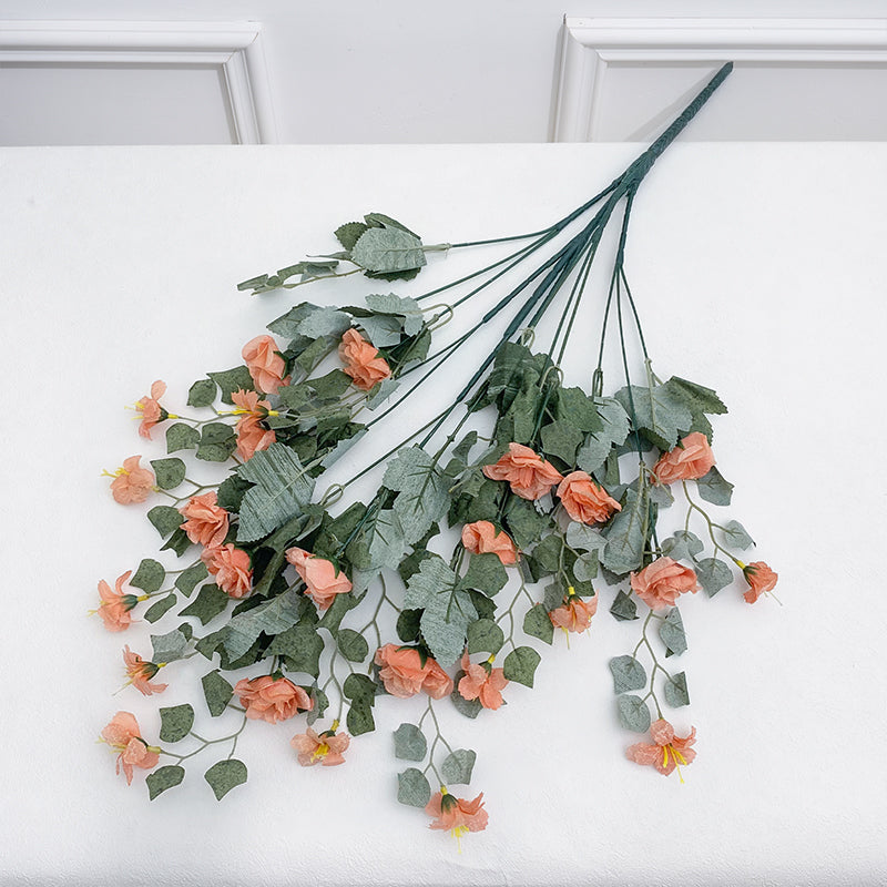 A4484 10pcs/lot 75cm 16 Heads Artificial Rose Flower Bouquet