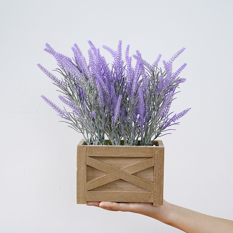 A2094 Purple Lavender Series Wreath Plant Vine Artificial Bonsai