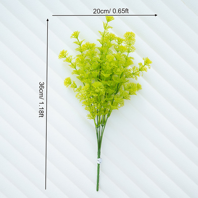 A8888 10pcs/Lot 36cm Artificial Green Plant Branch Home Room Decor