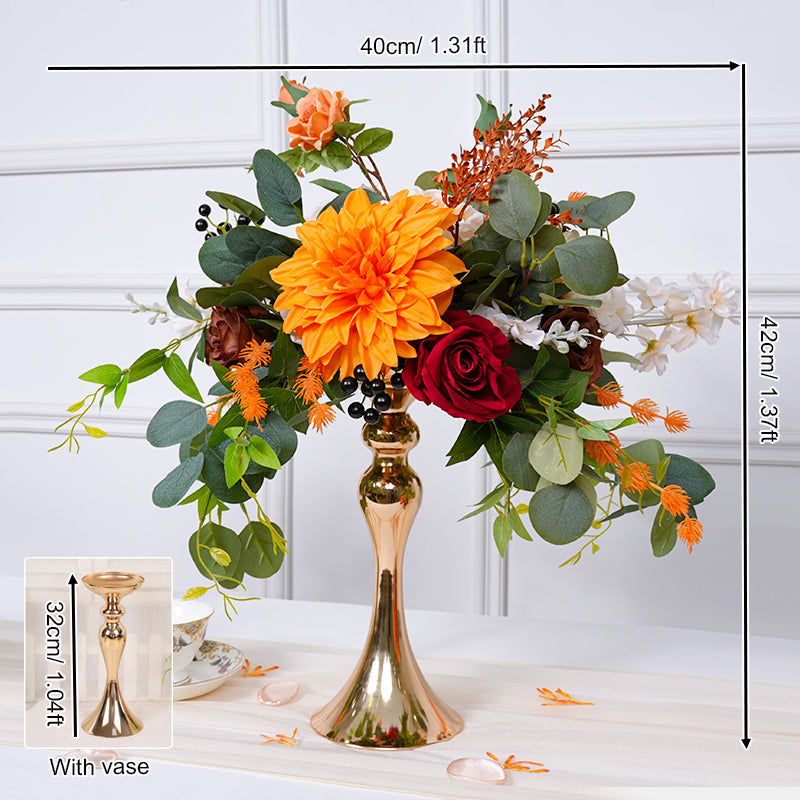 A863632 Autumn Color Series Vase Flower – Angela Flower