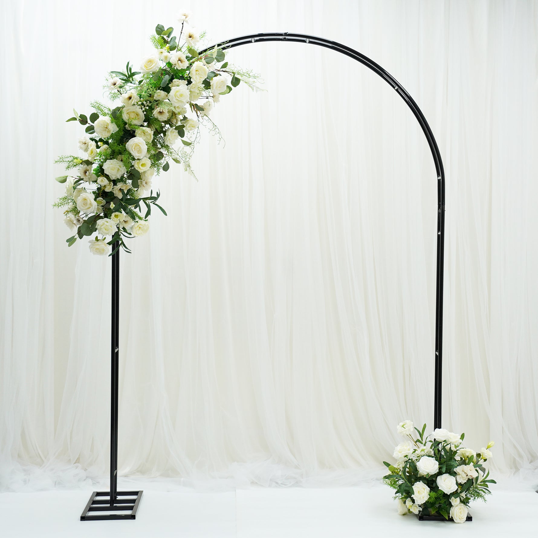 オレリー　ANGELA S-A4175 Iron Metal Semicircle Arc Arch Wedding Flower Stand