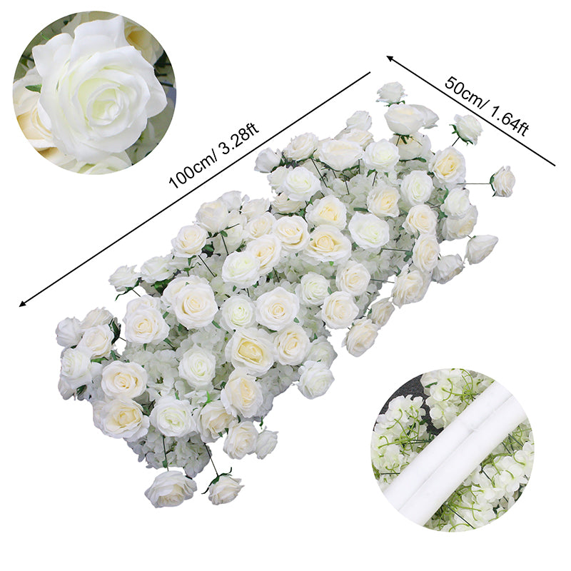 Luxury Heart-Shaped Shelf Decor Floral Arrangement Wedding Arch