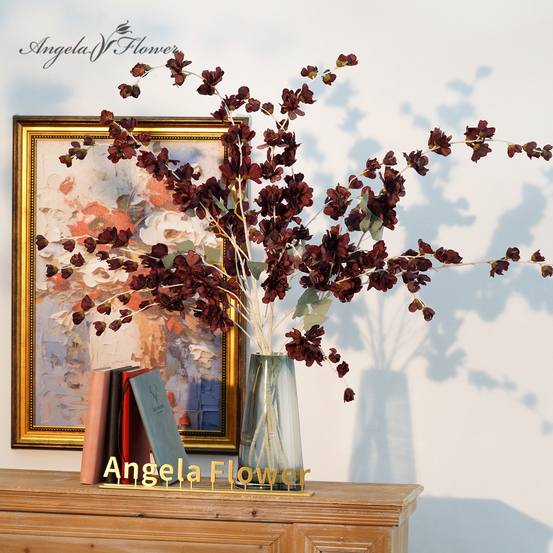 A7788 10pcs/lot 3.6ft Artificial Flower Branch Floral Material