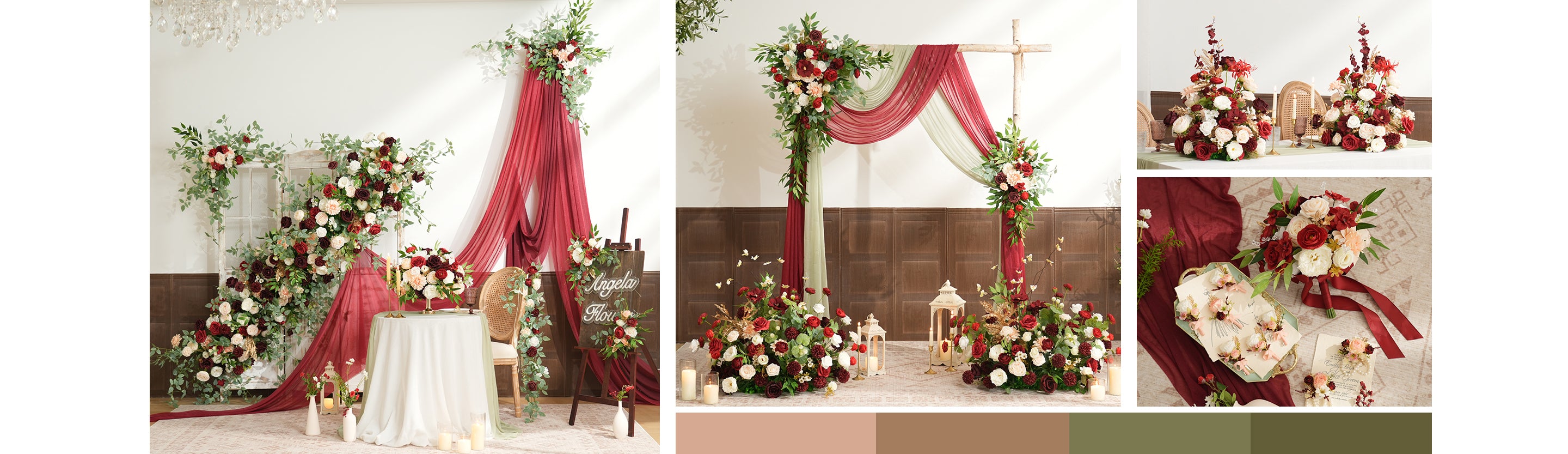 RED & BURGUNDY – Angela Flower