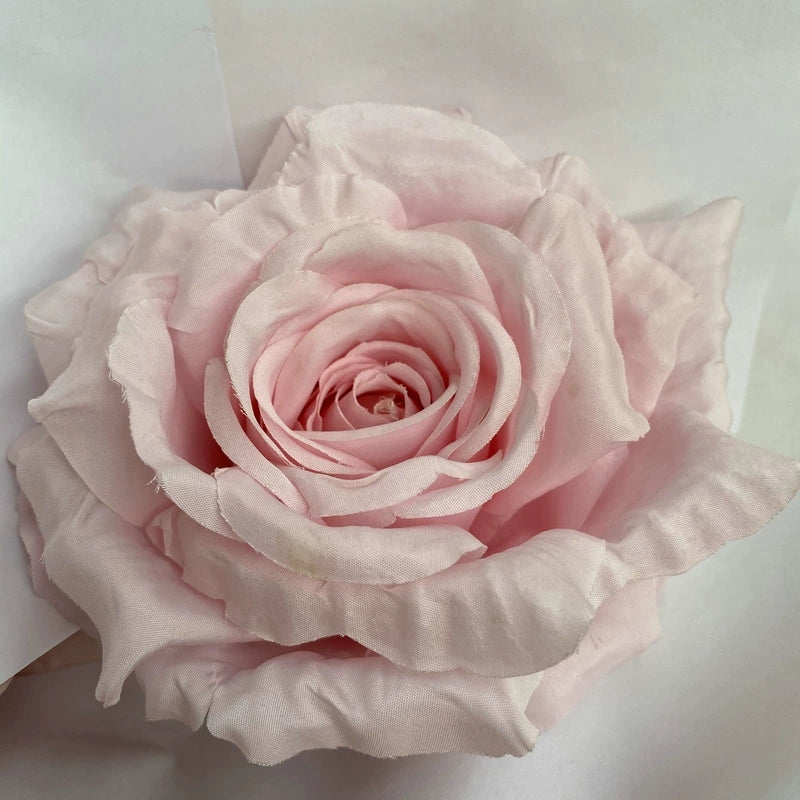 blue‑artificial‑rose‑head‑wedding‑craft‑supply
