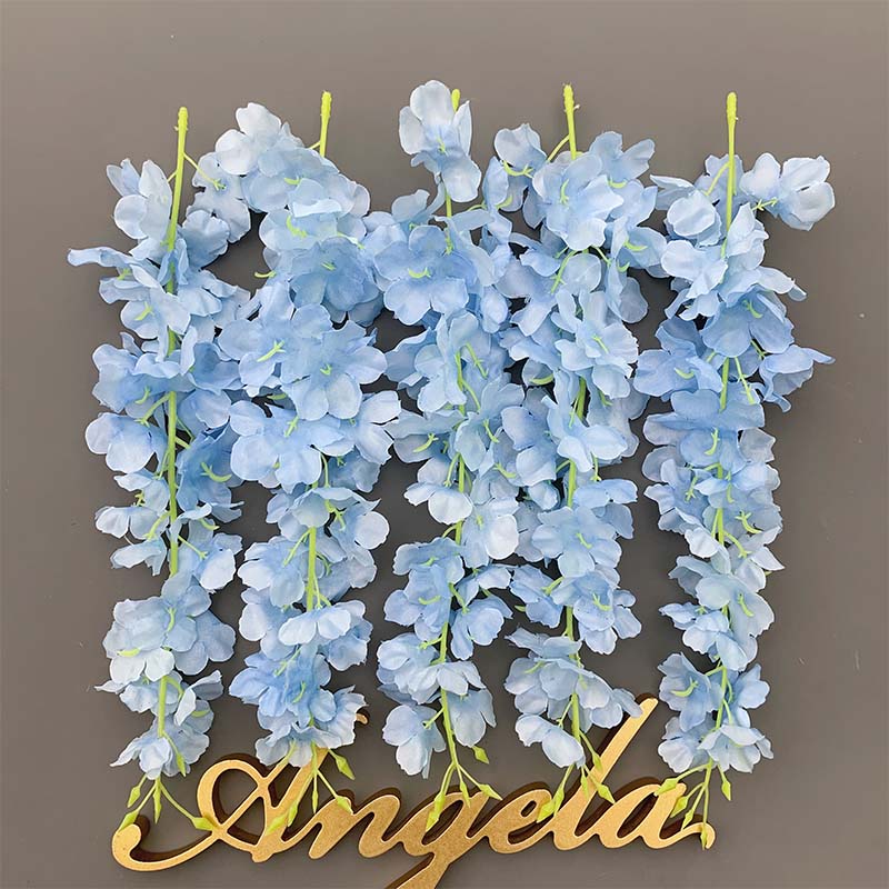 50pcs/lot Artificial Cherry Blossom Wisteria Home Wedding Floral