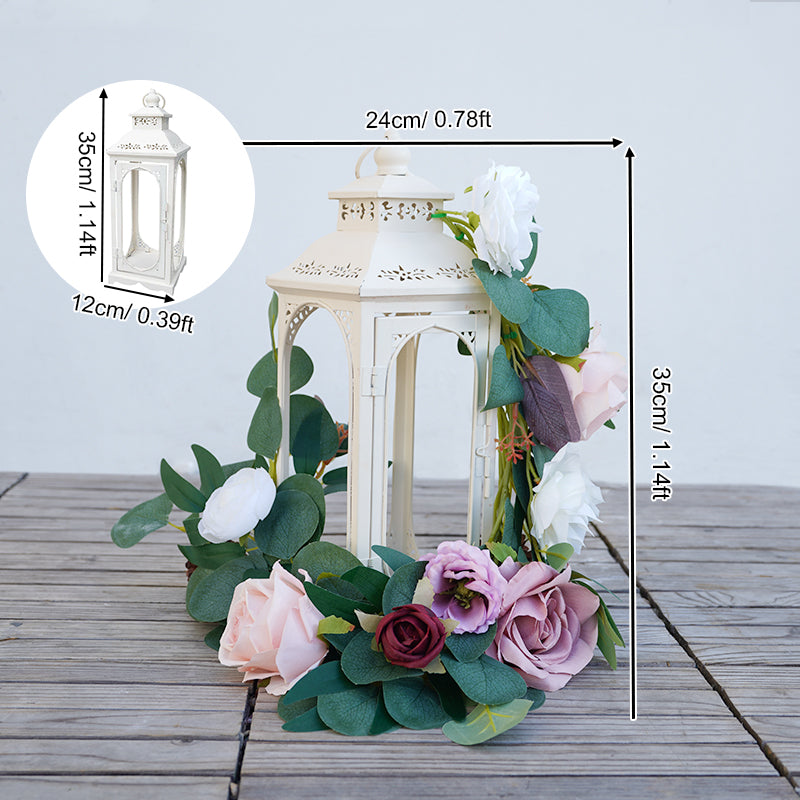 Bean Paste Series With Greenery Vine Flower Arrangement Light