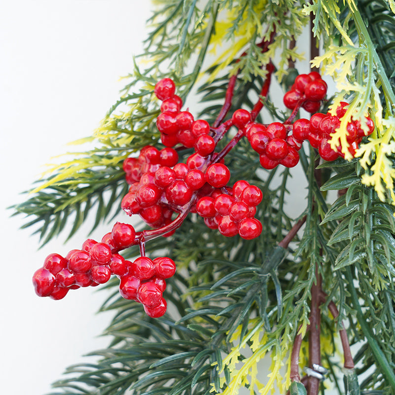 3.94-foot plant vine encrypted red berry Christmas tree decoration