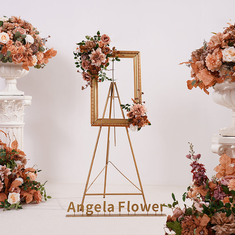 Angela Flower Red Wedding Centerpieces For Tables Arrangement