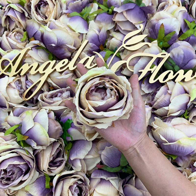 fake rose flower head assortment