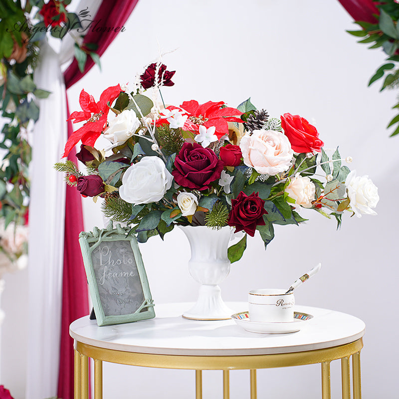 フラワーベース　クリスマス Christmas Series Vase Flower Birthday Party Decor Banquet Supplies