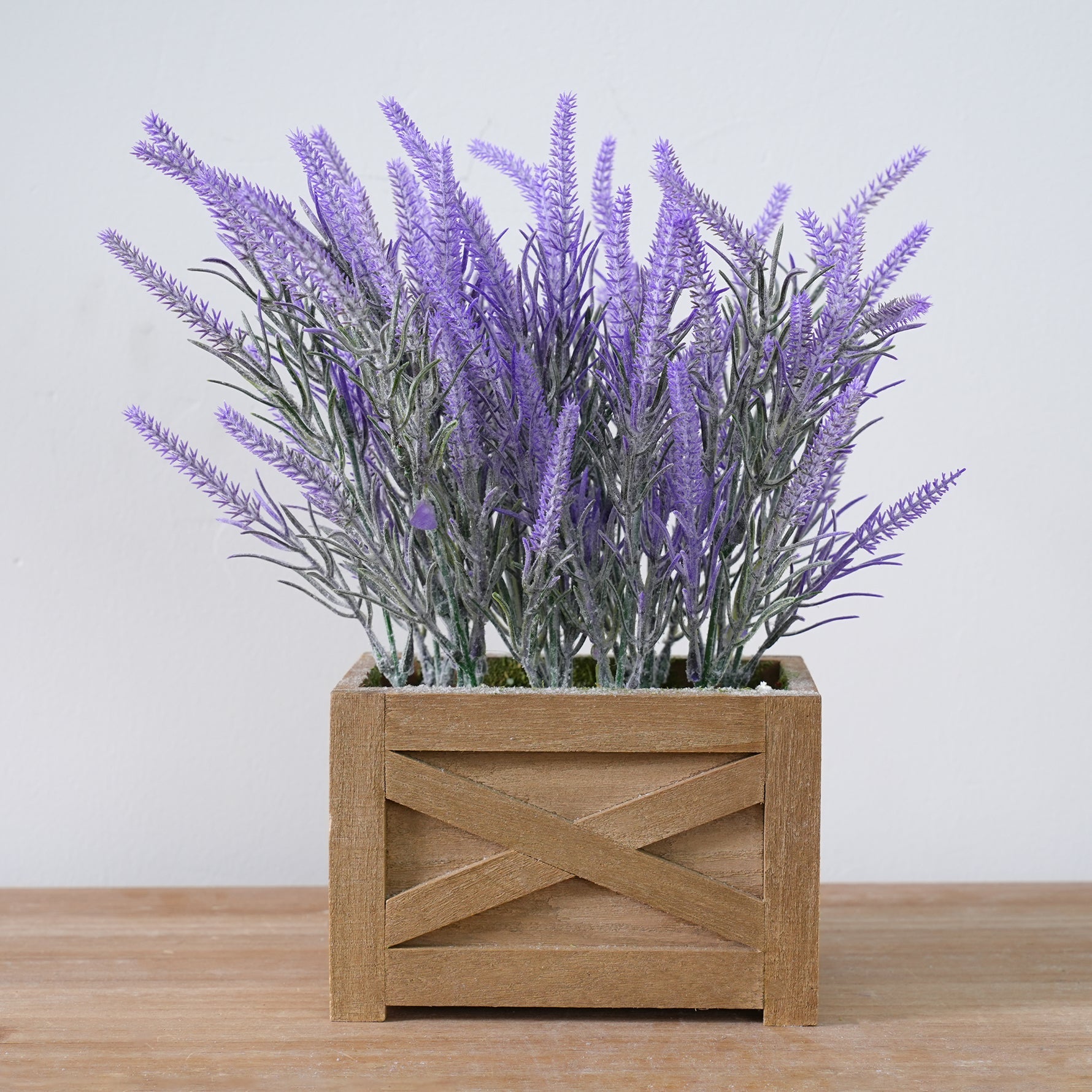 A209547 0.98ft Purple Lavender Artificial Bonsai Potted Plants