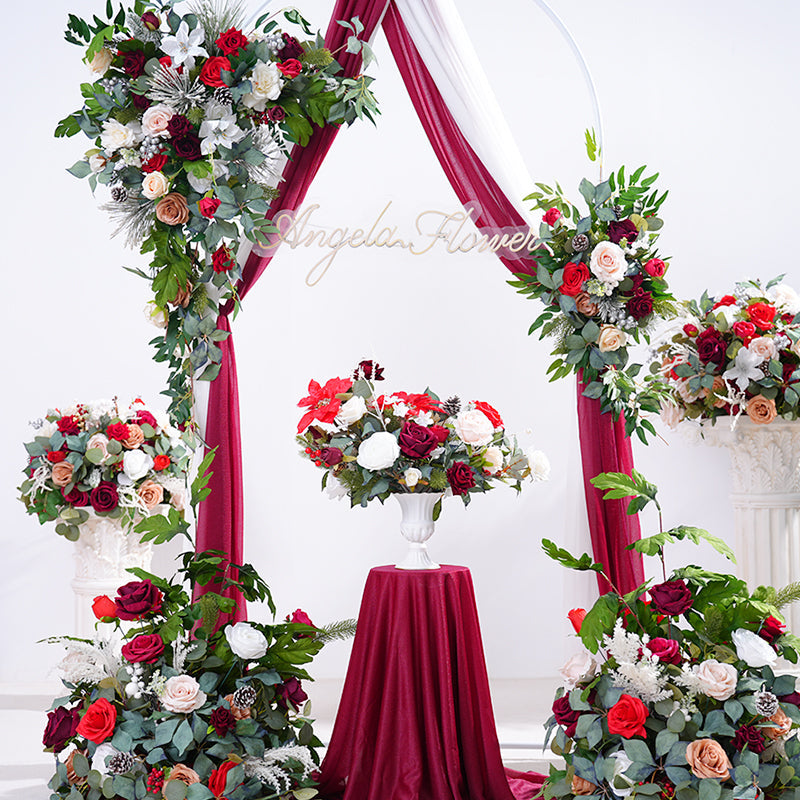 Christmas Series Vase Flower Birthday Party Decor Banquet Supplies