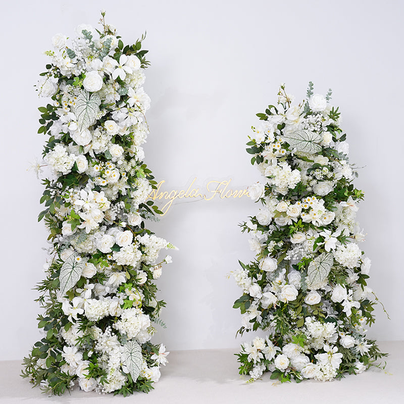 Angela Flower Orange Purple Pampas Grass Wedding KT Board Decor