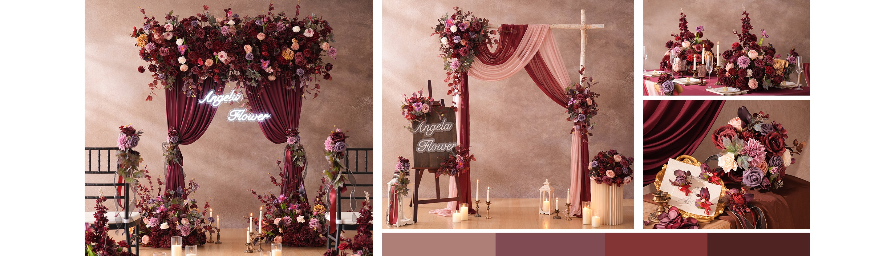 RED & BURGUNDY – Angela Flower