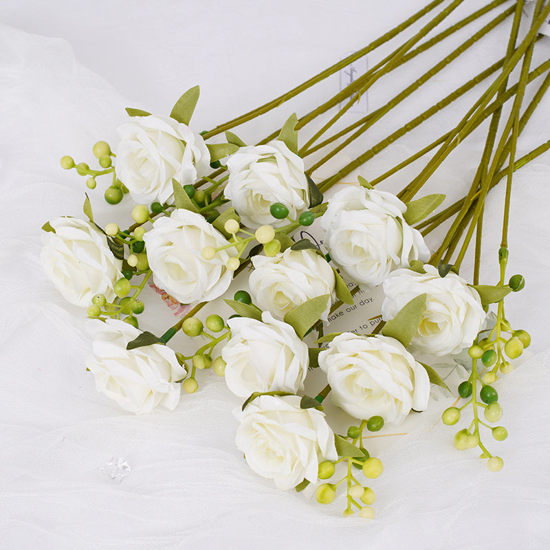 A2011 50pcs/lot 38cm Rose Fruit Flower Wedding Arrangement Floral