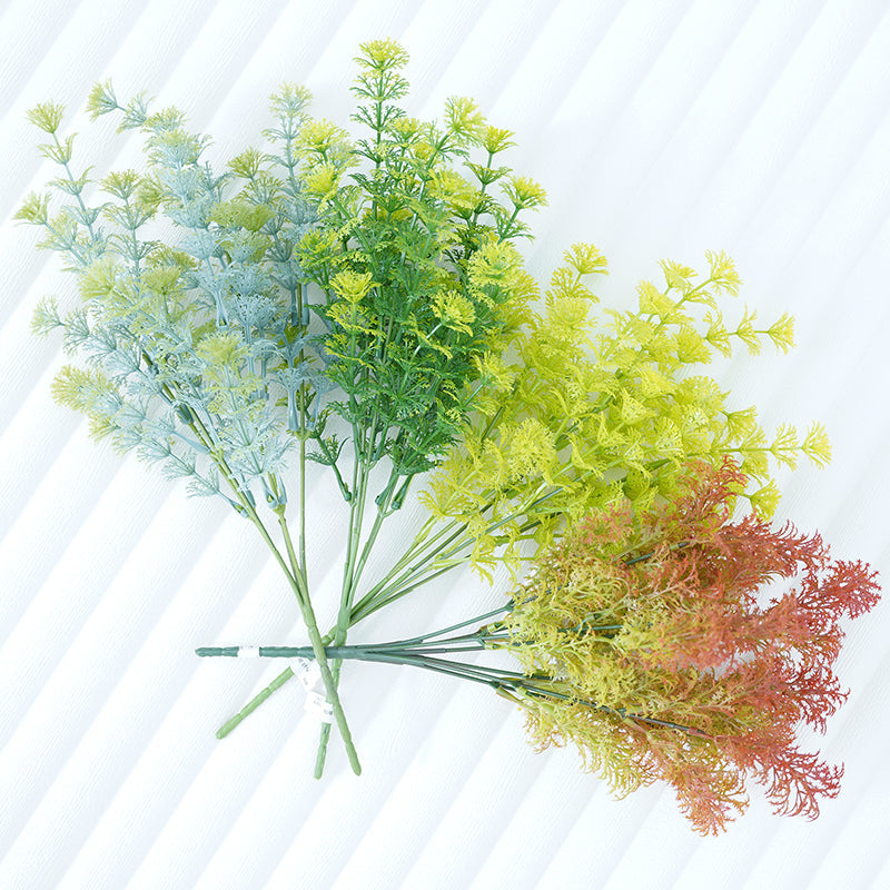 A8888 10pcs/Lot 36cm Artificial Green Plant Branch Home Room Decor