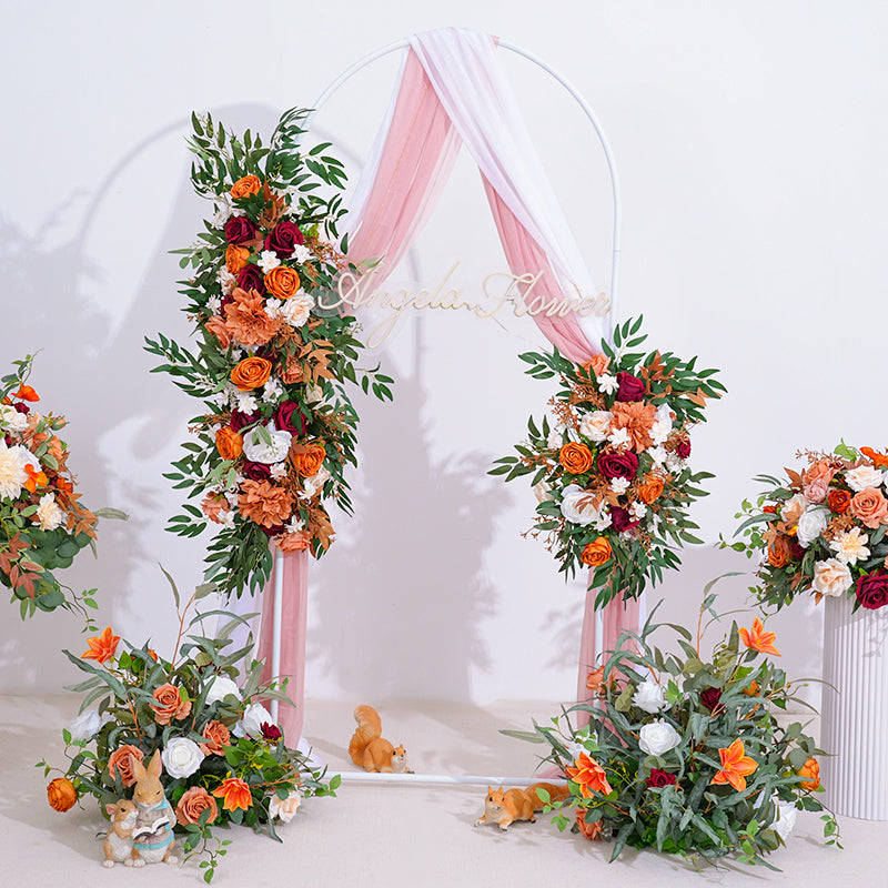 A863634 Autumn Colors Hang Flower Arrangement Decor For Wedding