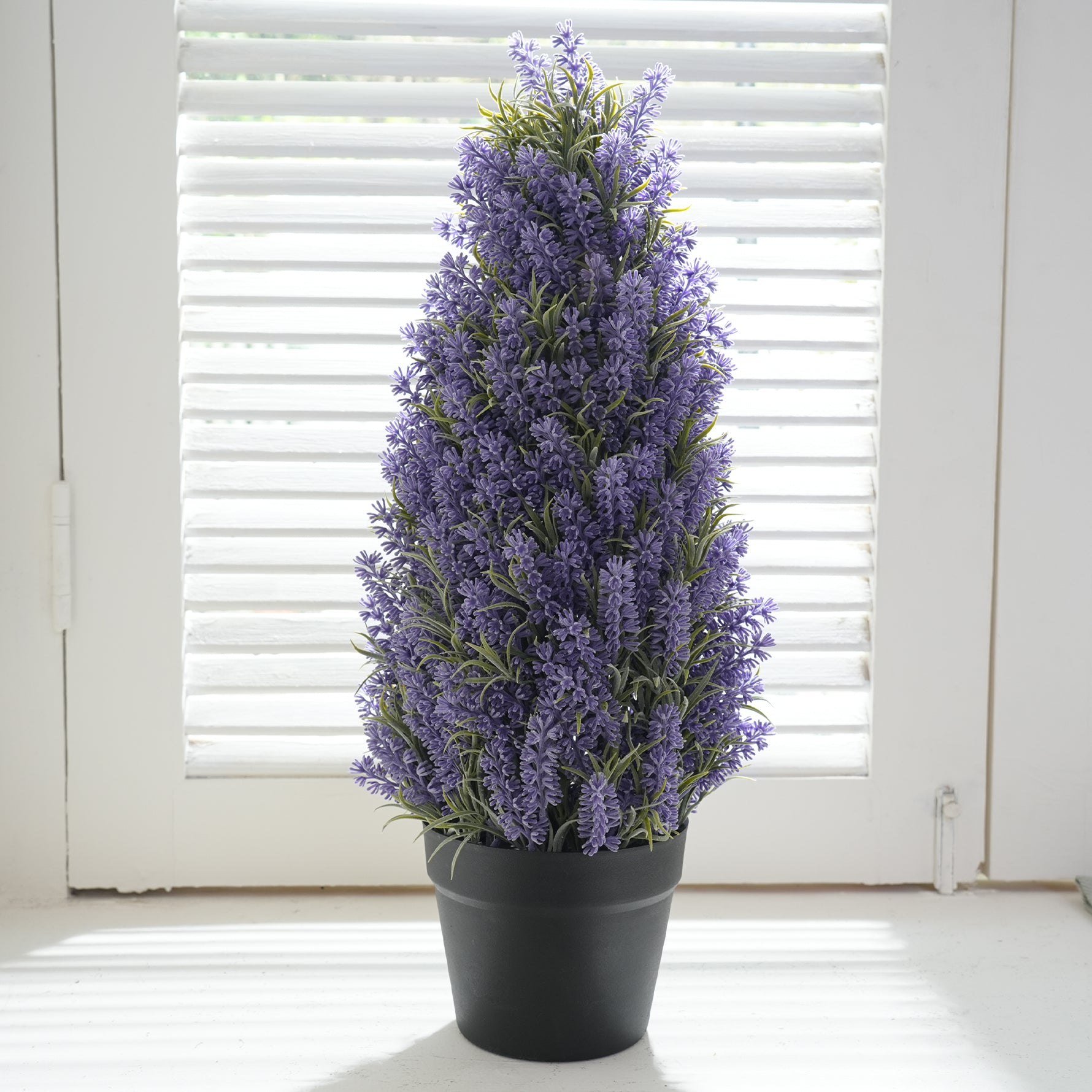1.97ft Purple Lavender Artificial Bonsai Potted Plants – Angela Flower