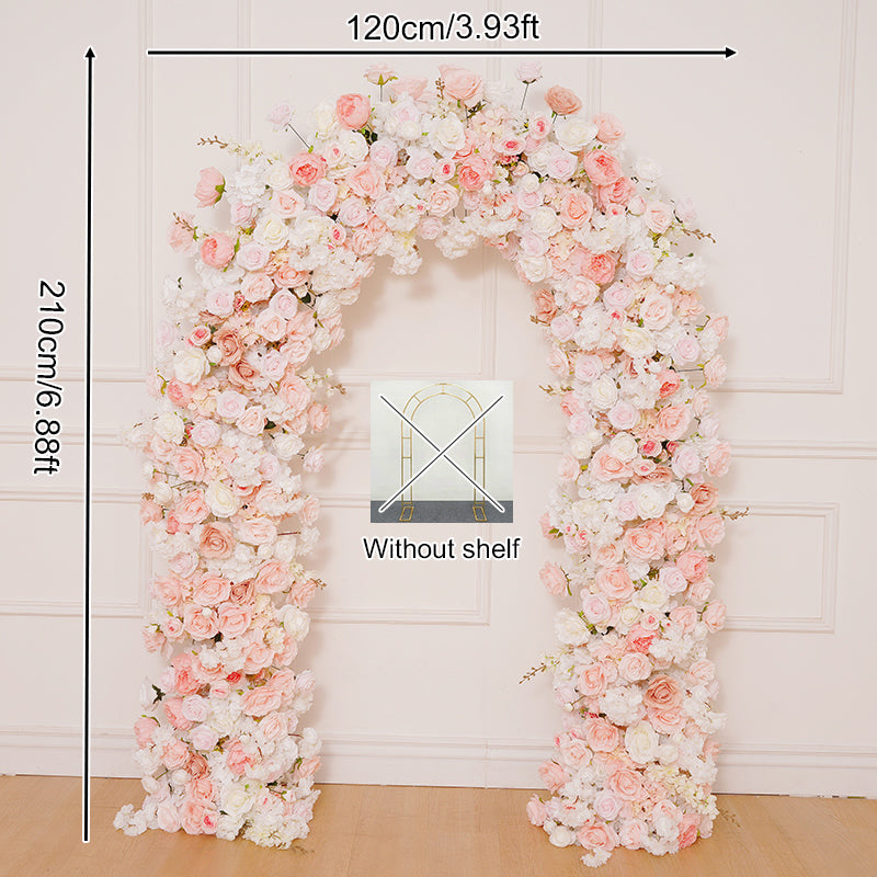 ☆ROSE☆ A8680 Pink Series Wedding Backdrop Frame Arch Decor Floral