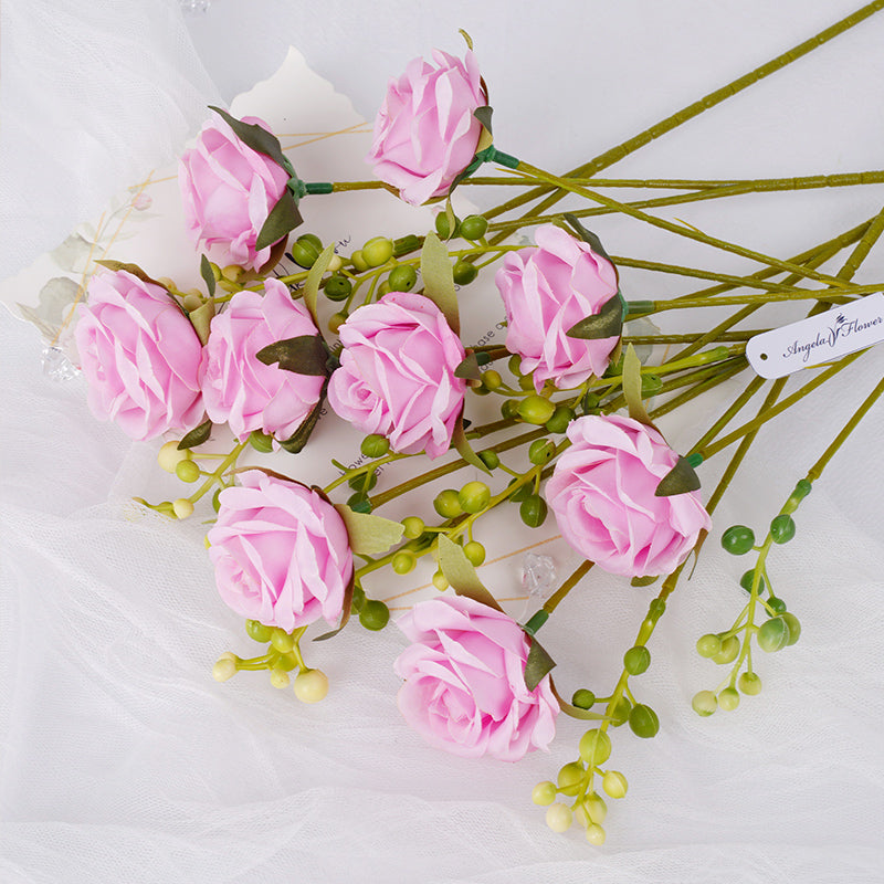 A2011 50pcs/lot 38cm Rose Fruit Flower Wedding Arrangement Floral