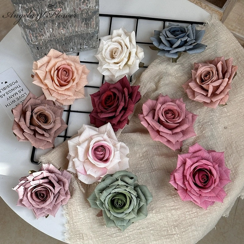 Artificial Rose Heads for Wedding Decor