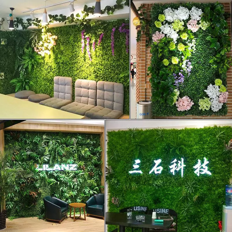 Faux Eucalyptus Wall Panel for Wedding Backdrop