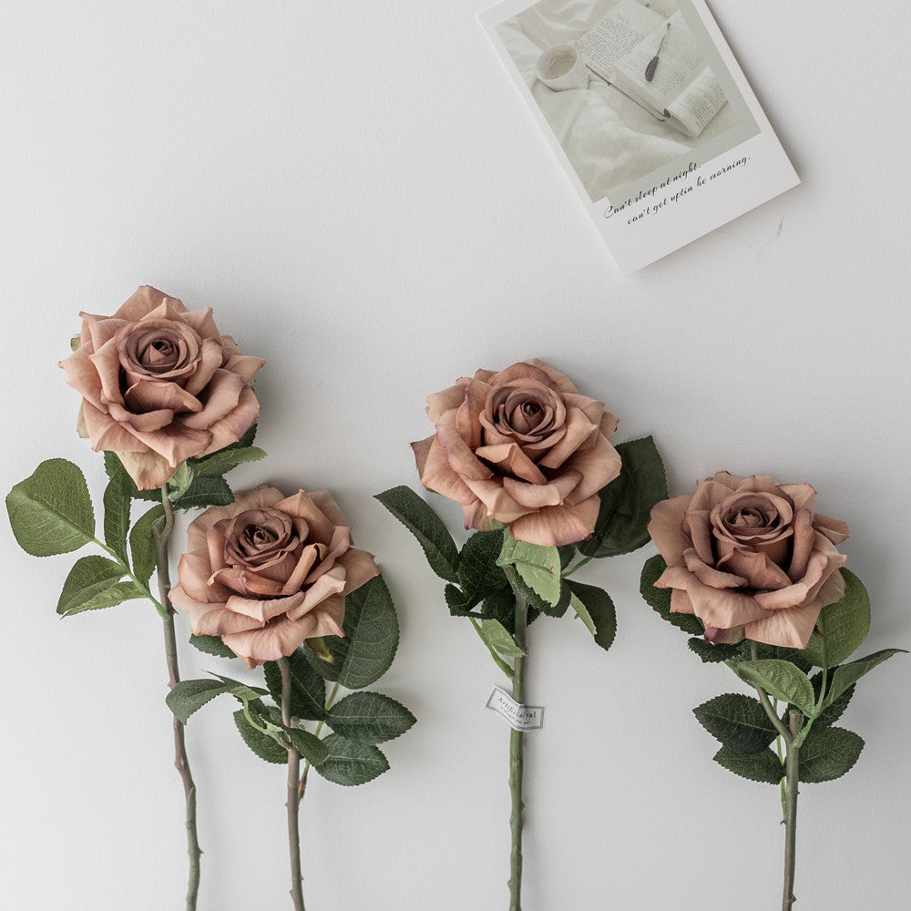 Wedding aisle decor artificial rose stem flower