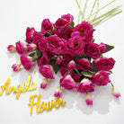 Light pink lisianthus faux wedding bloom