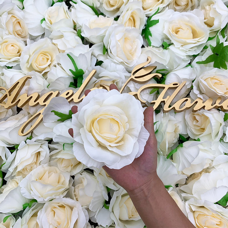 Realistic rose flower heads for wedding decoration supplies