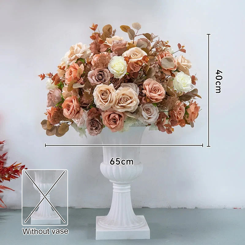 Flower Coffee Fall Color Wedding Background Rose Orchid Leaf
