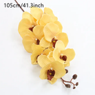 Blush cream silk butterfly orchid stem