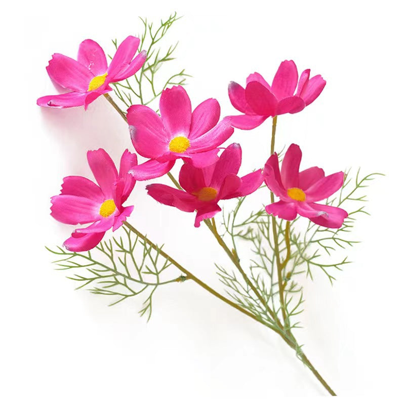Farmhouse artificial cosmos silk flower decoration