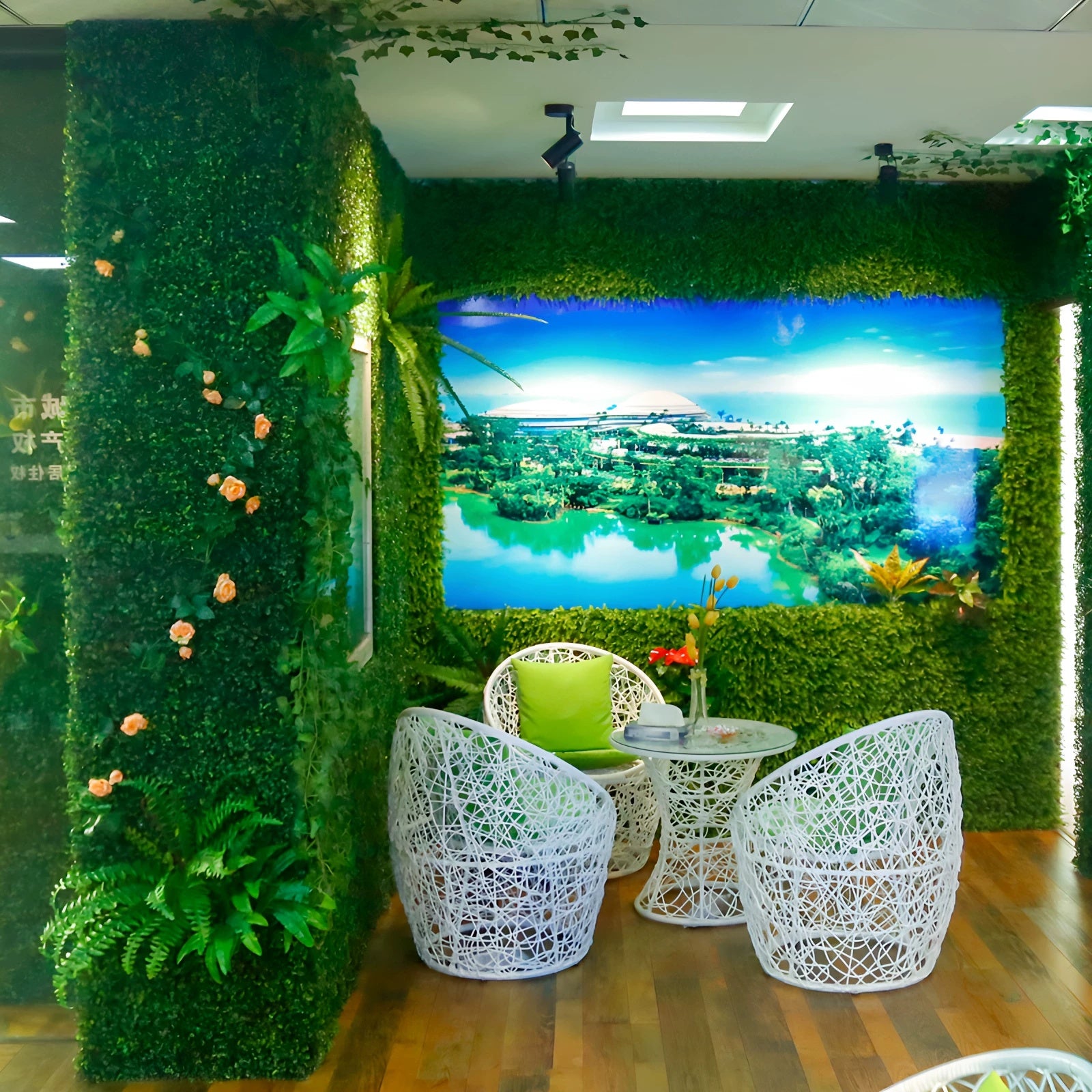 Artificial Eucalyptus Backdrop for Wedding