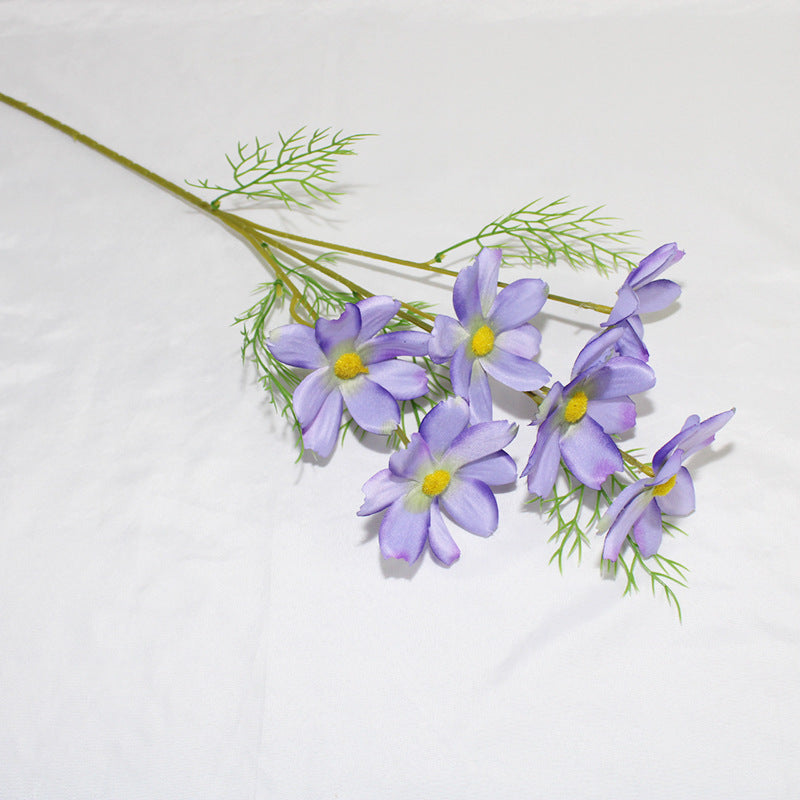 Artificial cosmos spray outdoor bohemian wedding decor