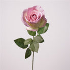 Short stem silk rose
