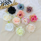 Bulk artificial rose heads craft supply
