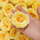 Bulk pack faux rose flower heads wedding accessory
